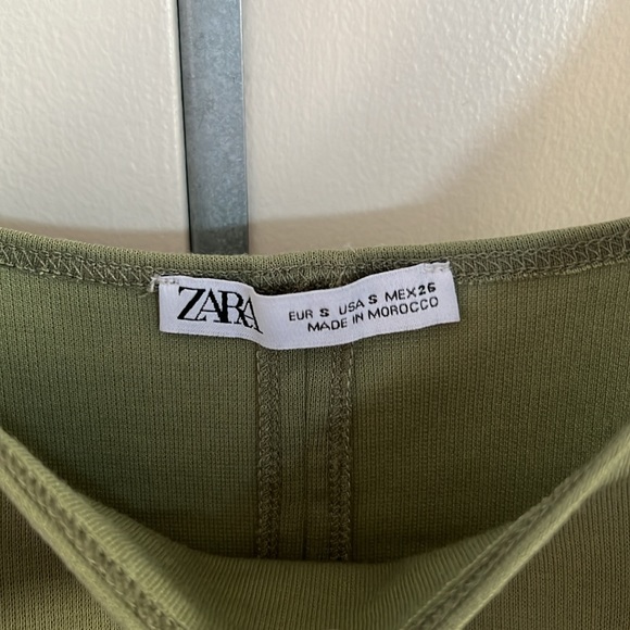 Zara midi green bodycon dress - Picture 4 of 4